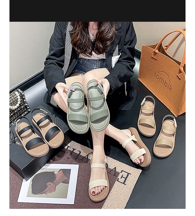 Platform Slingback Sandals
