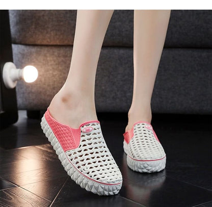 Platform Cutout PVC Mules