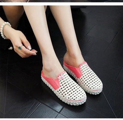 Platform Cutout PVC Mules