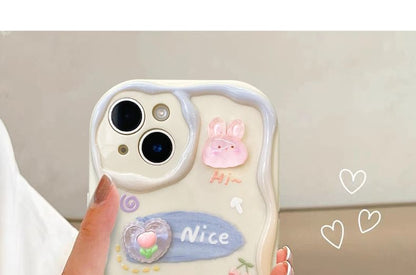 / Strap Set Cartoon 3D Phone Case