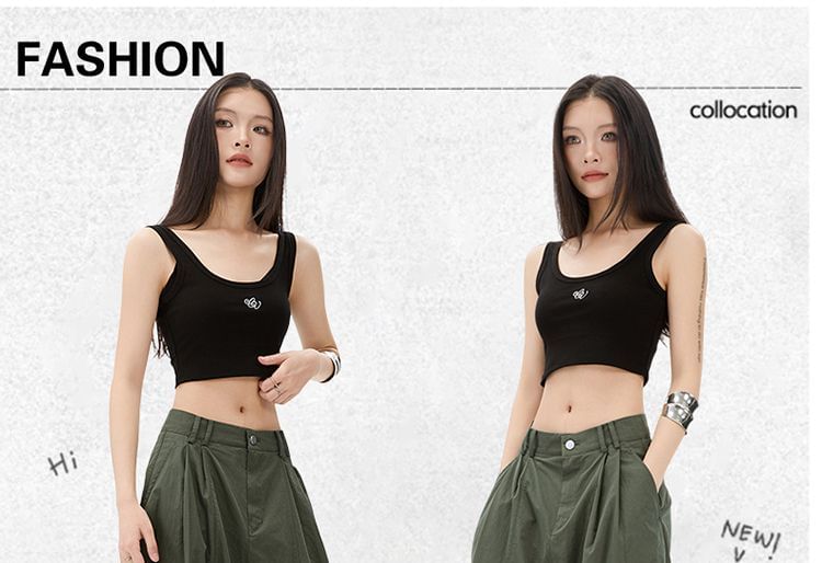 Low Rise Plain Baggy Cargo Pants (Various Designs)