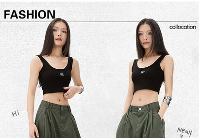 Low Rise Plain Baggy Cargo Pants (Various Designs)