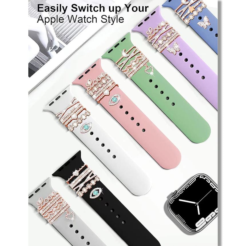 Watch Designs) Band (Various Charm Rhinestone for Apple