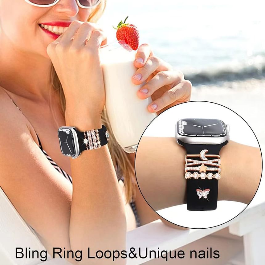 Watch Designs) Band (Various Charm Rhinestone for Apple