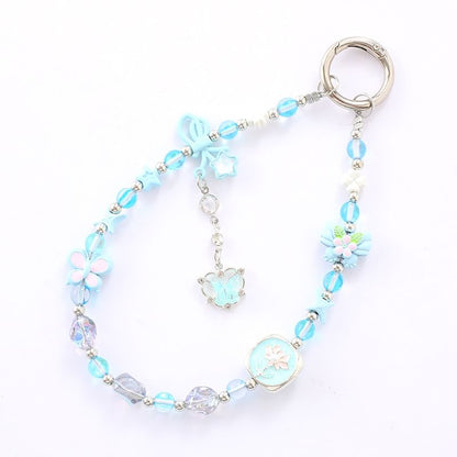 Clover Crystal Bow Faux Strap Phone