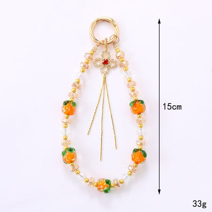 Phone Bead Strap Clover Fruit