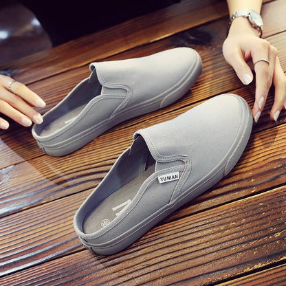 Couple Matching Plain Canvas Mules (Various Designs)