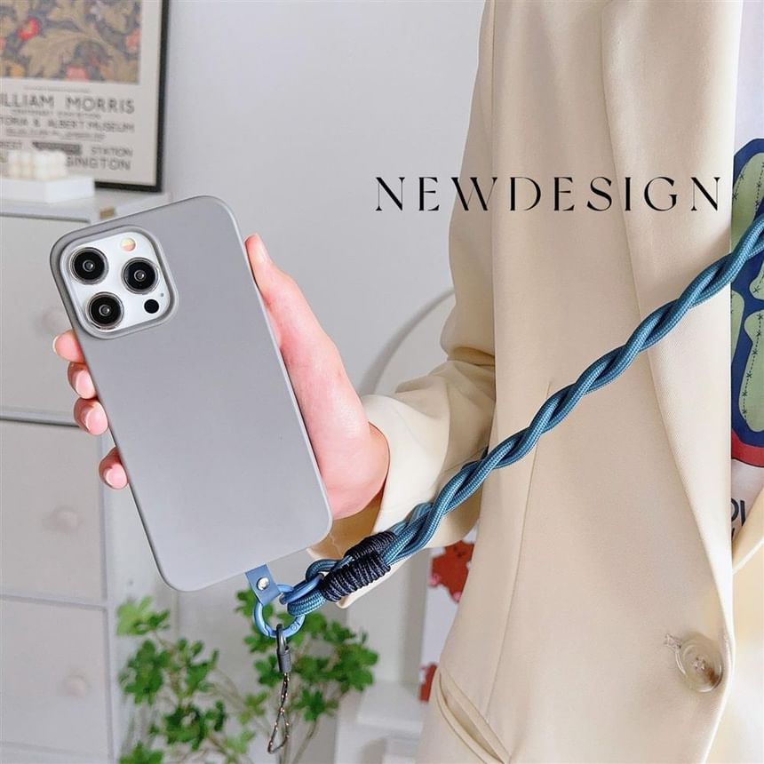 Helical Strap Phone Pad with Lanyard