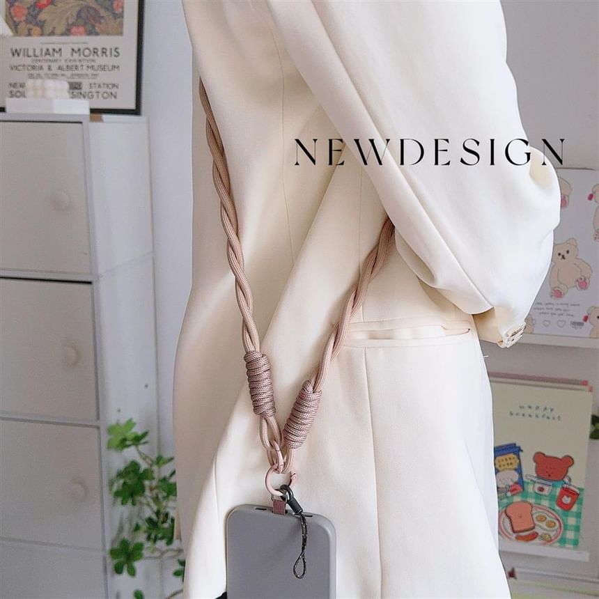 Helical Strap Phone Pad with Lanyard