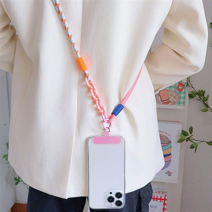 with Lanyard Pad Phone Two-Tone