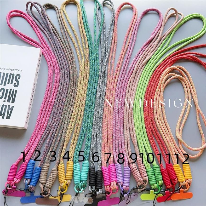 Plain Strap Phone Pad Lanyard with