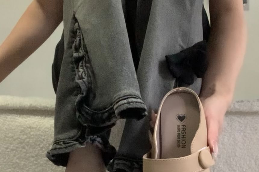 Plain Mary Jane Mules