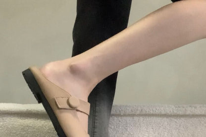 Plain Mary Jane Mules