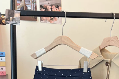 Dotted Ruffle Mini Flared Skirt with Mid Rise