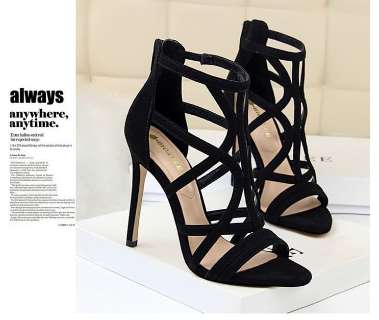Strappy Stiletto Sandals