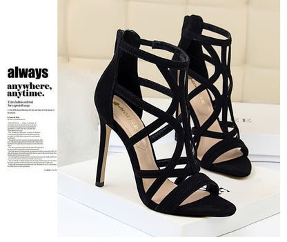 Strappy Stiletto Sandals