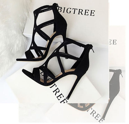 Strappy Stiletto Sandals
