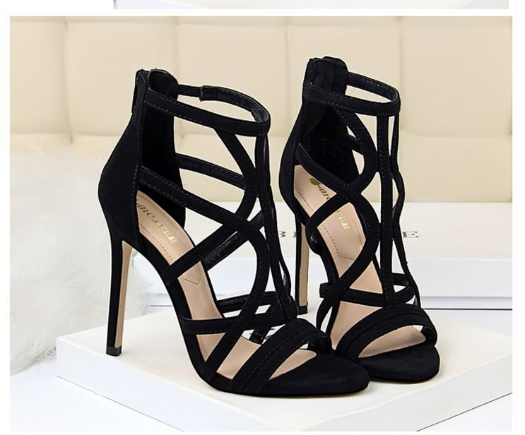 Strappy Stiletto Sandals
