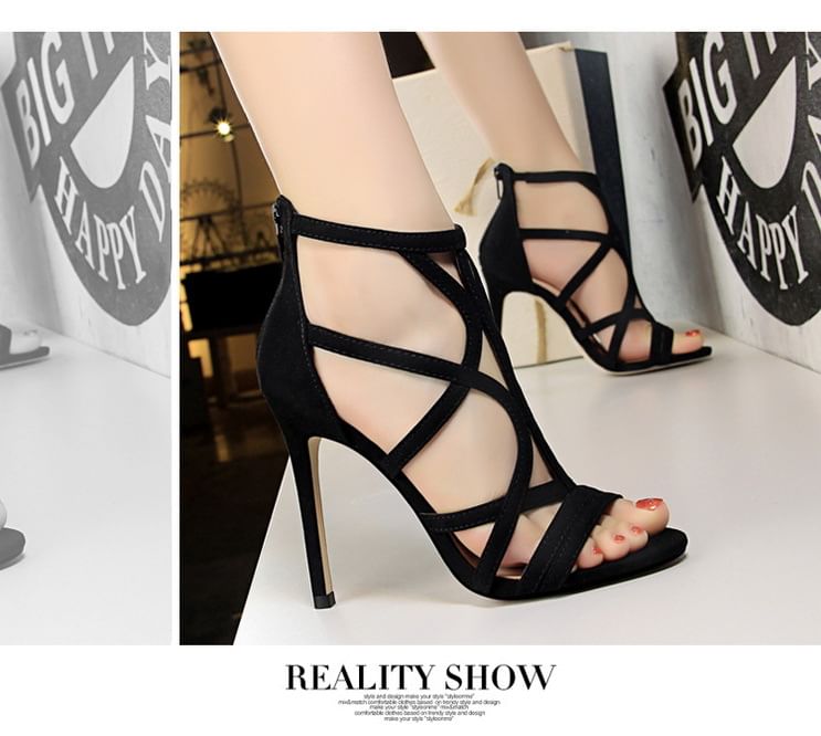 Strappy Stiletto Sandals