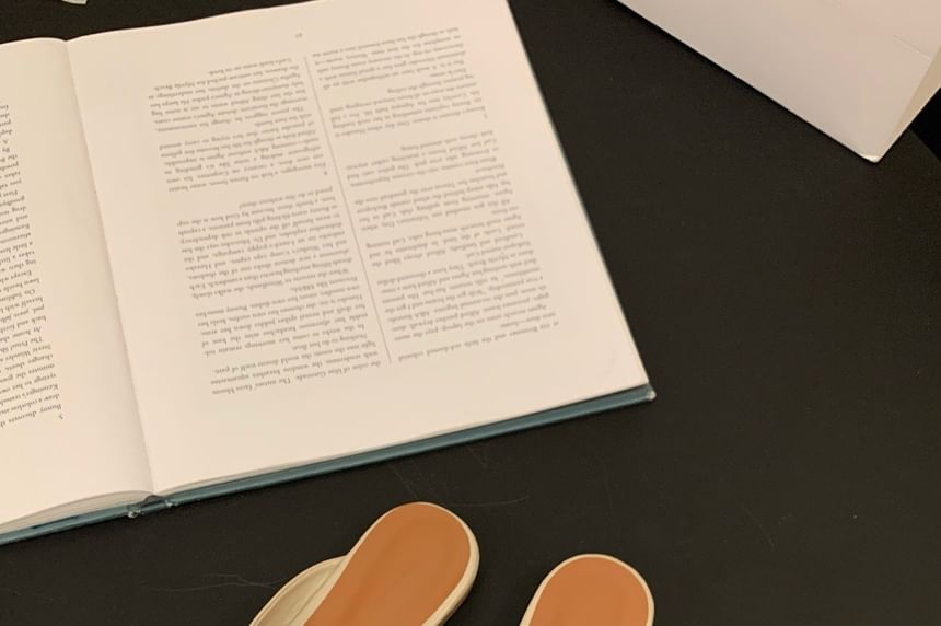 Square Toe Slide Sandals