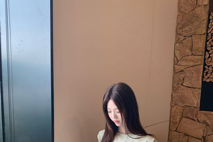 Boat Neck Blouse and Maxi Flared Skirt Set