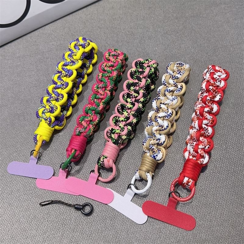 Phone Strap with Pad Lanyard Braided