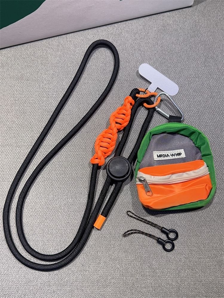 Lanyard with Adjustable Pad Phone Braided