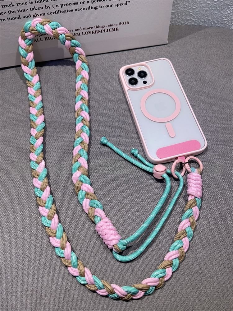 with Phone Braided Lanyard Pad
