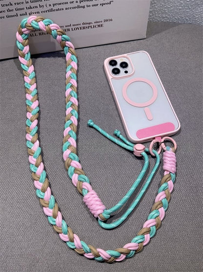 with Phone Braided Lanyard Pad