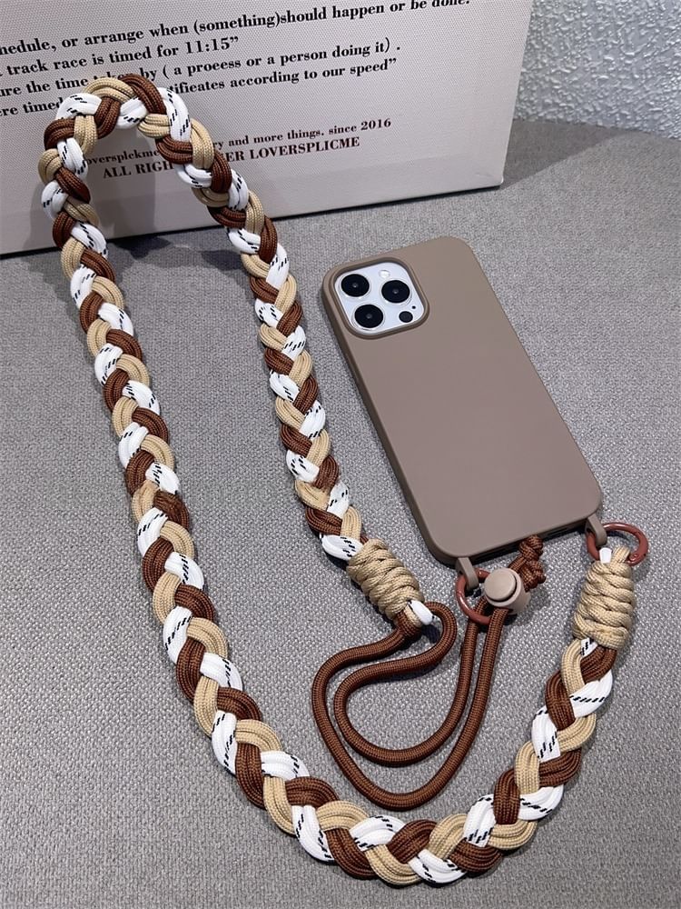 with Phone Braided Lanyard Pad