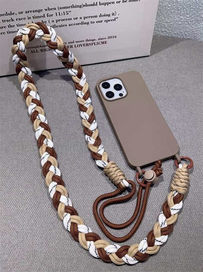 with Phone Braided Lanyard Pad