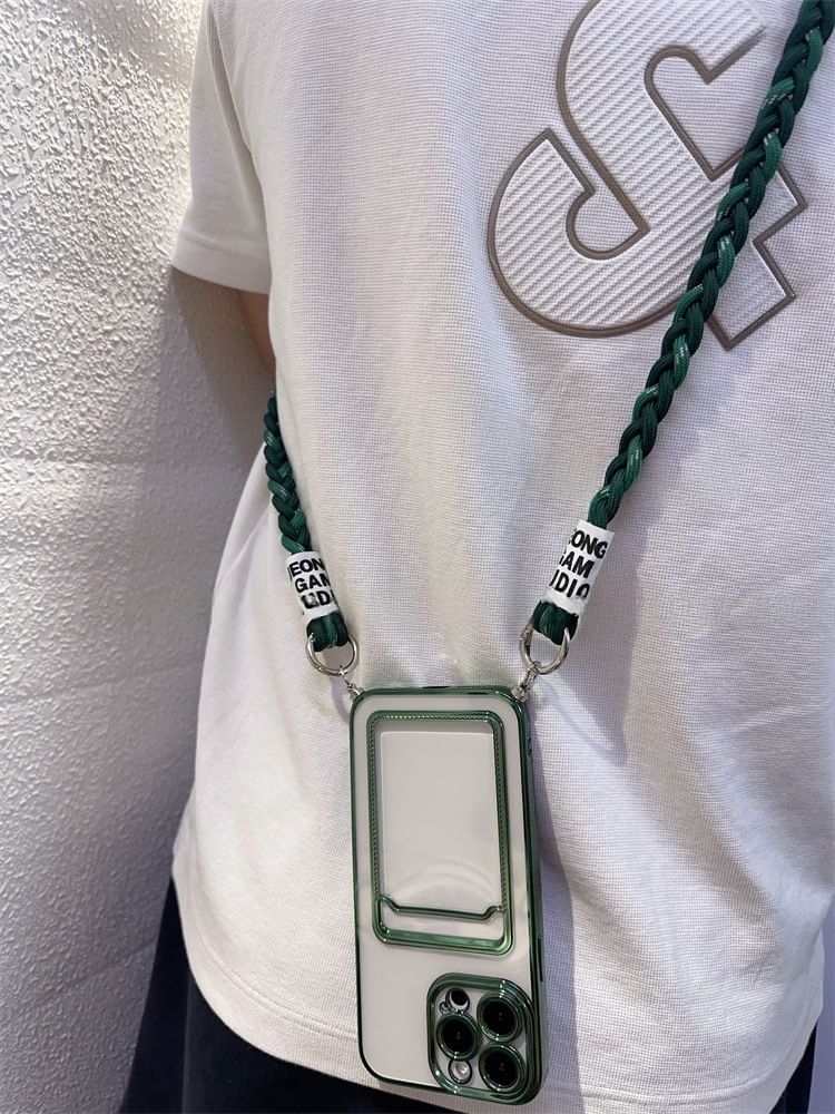 Lanyard Pad with and Phone Braided Strap