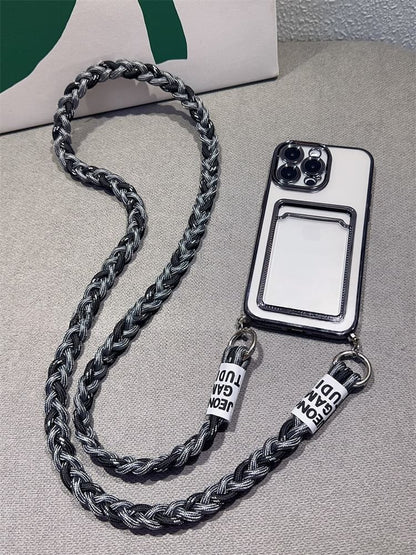 Lanyard Pad with and Phone Braided Strap