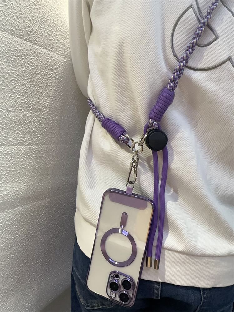 Lanyard Pad and Strap Braided Phone with