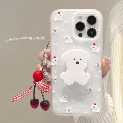 Cartoon Print Case Dog Phone