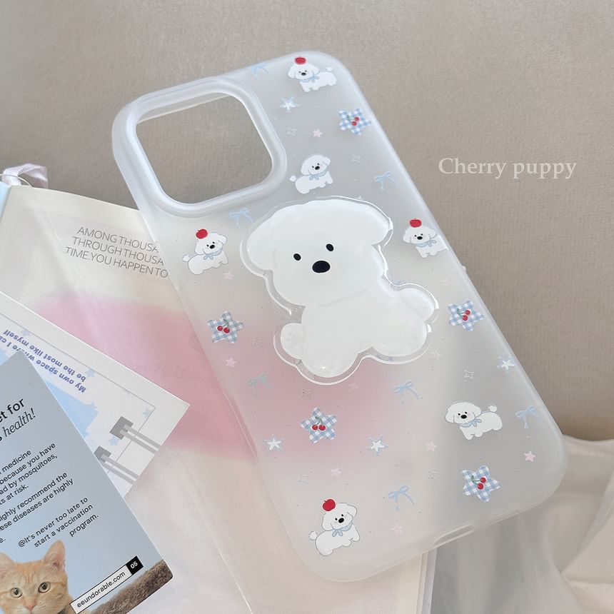 Cartoon Print Case Dog Phone