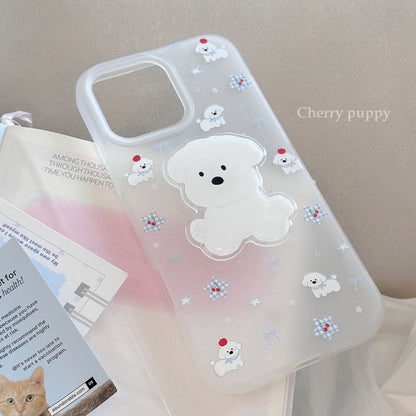 Cartoon Print Case Dog Phone