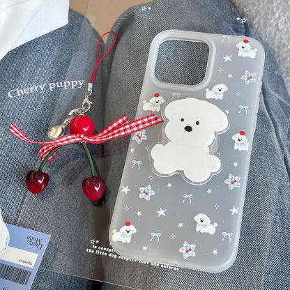 Cartoon Print Case Dog Phone