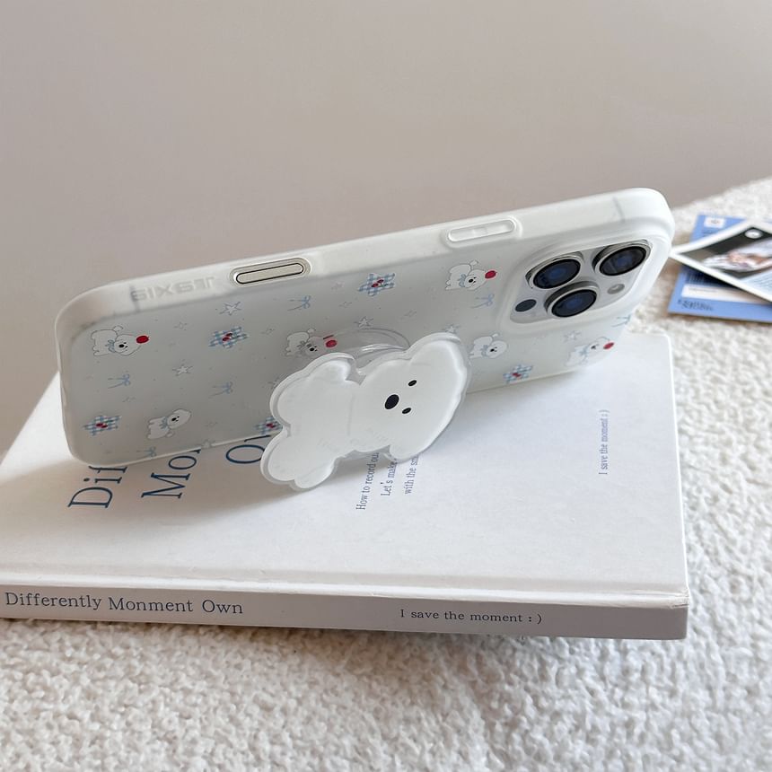 Cartoon Print Case Dog Phone