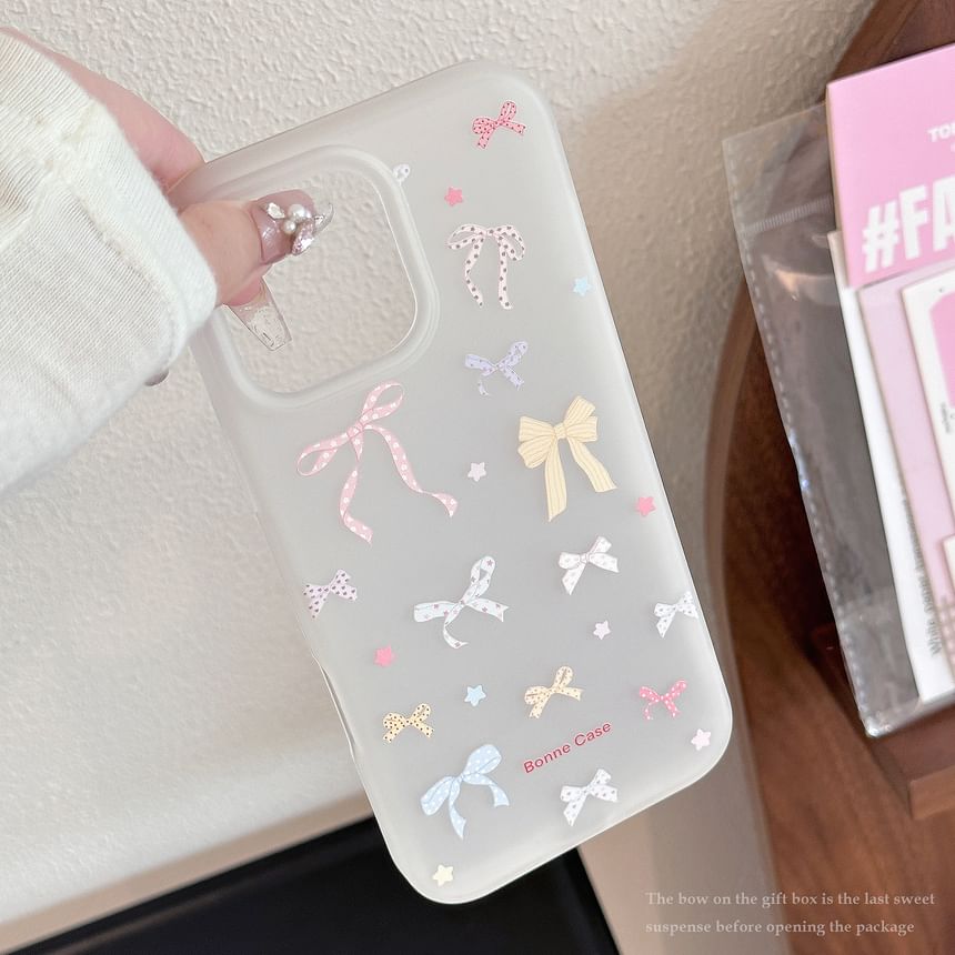 Bow Print Phone Case