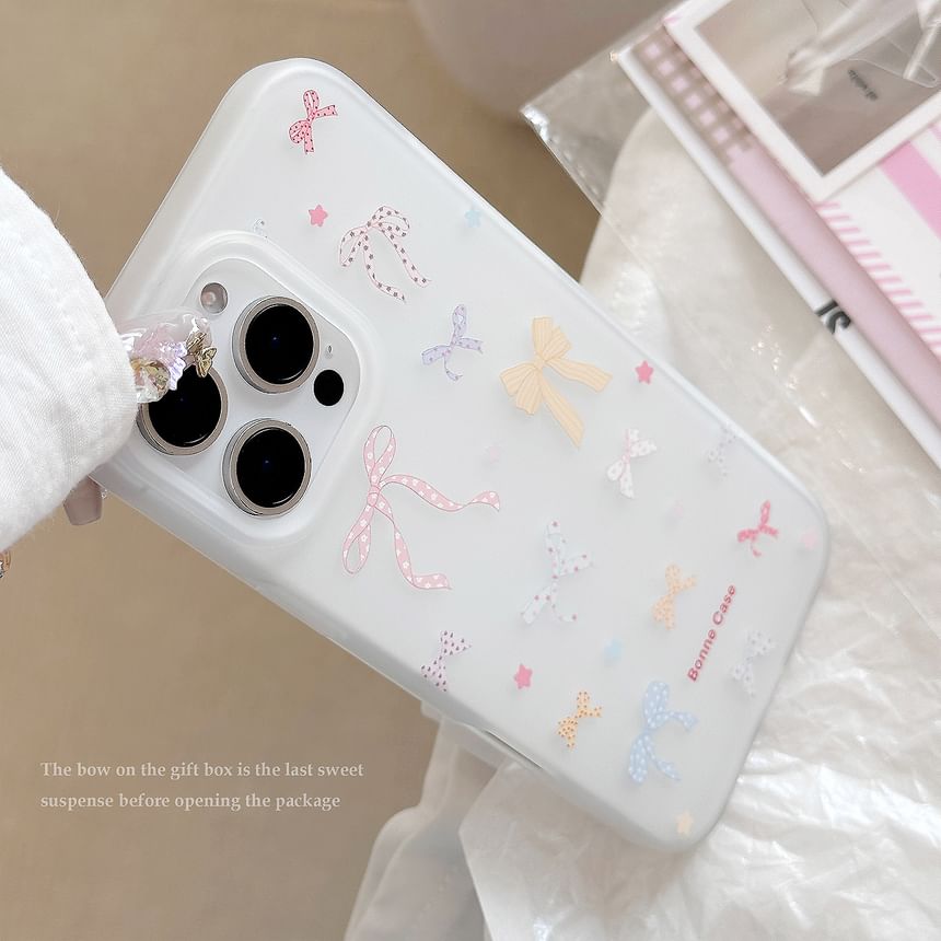 Bow Print Phone Case