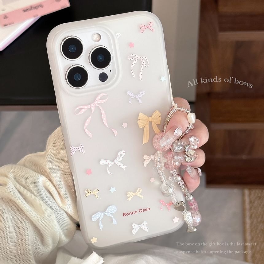 Bow Print Phone Case