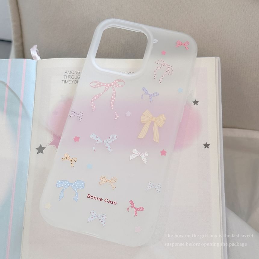 Bow Print Phone Case