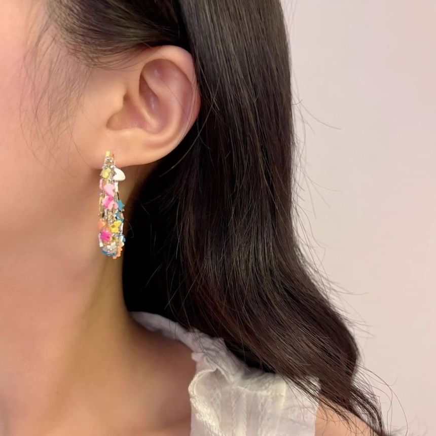 Butterfly Alloy Earring Hoop