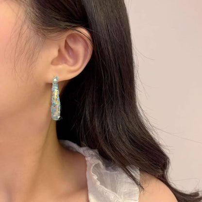 Butterfly Alloy Earring Hoop