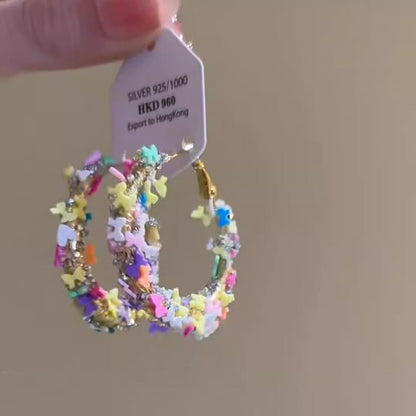 Butterfly Alloy Earring Hoop