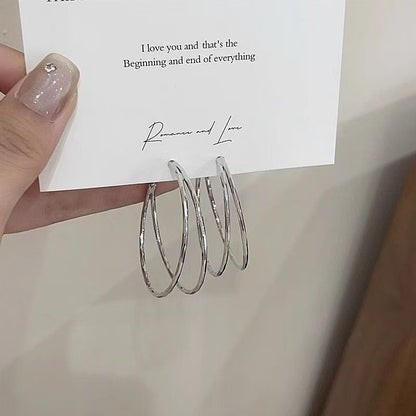 Hoop Layered Alloy Earring