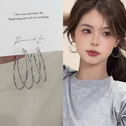 Hoop Layered Alloy Earring