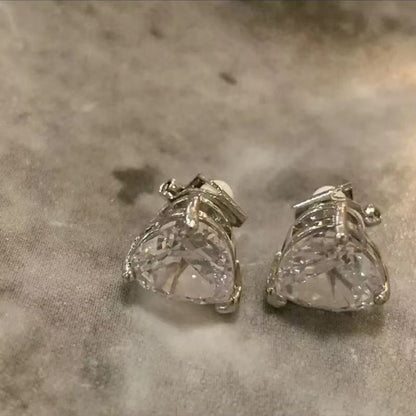 Ear Heart Set Rhinestone of 4: Alloy Cuff