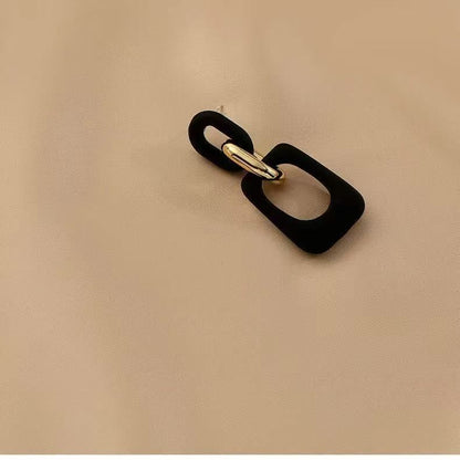 Geometric Acrylic Dangle Earring Alloy